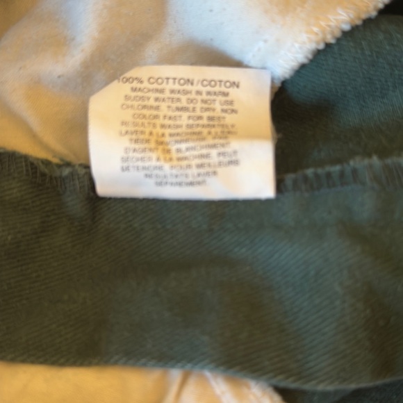 Vintage 90s Lakewoods Bay Green Denim Pants - Picture 15 of 15